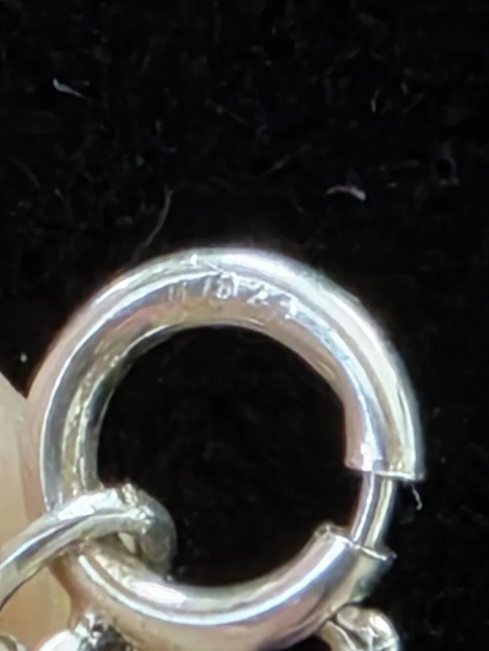 925 Sterling silver heart necklace with Czs
